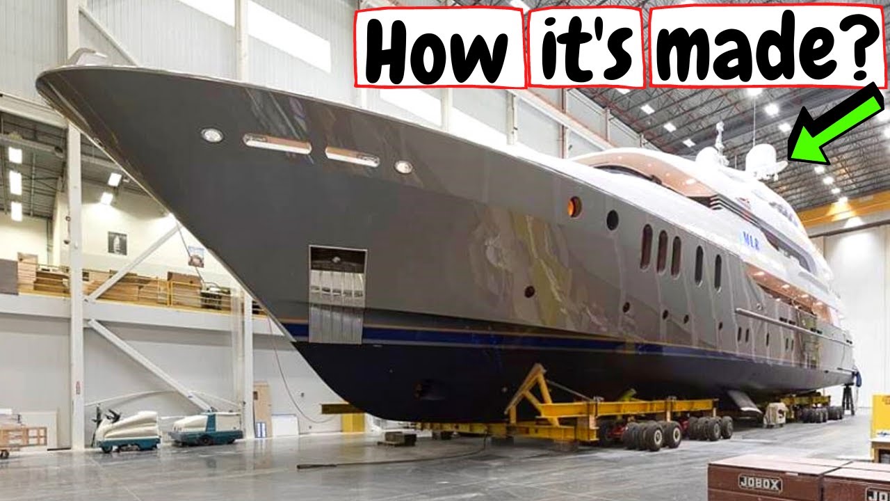 ▶️Linia PRODUCȚIE DE YACHT🚤💦: Fabricarea bărcilor➕SuperYachts – Cum se face? [Boat & Yacht Building]