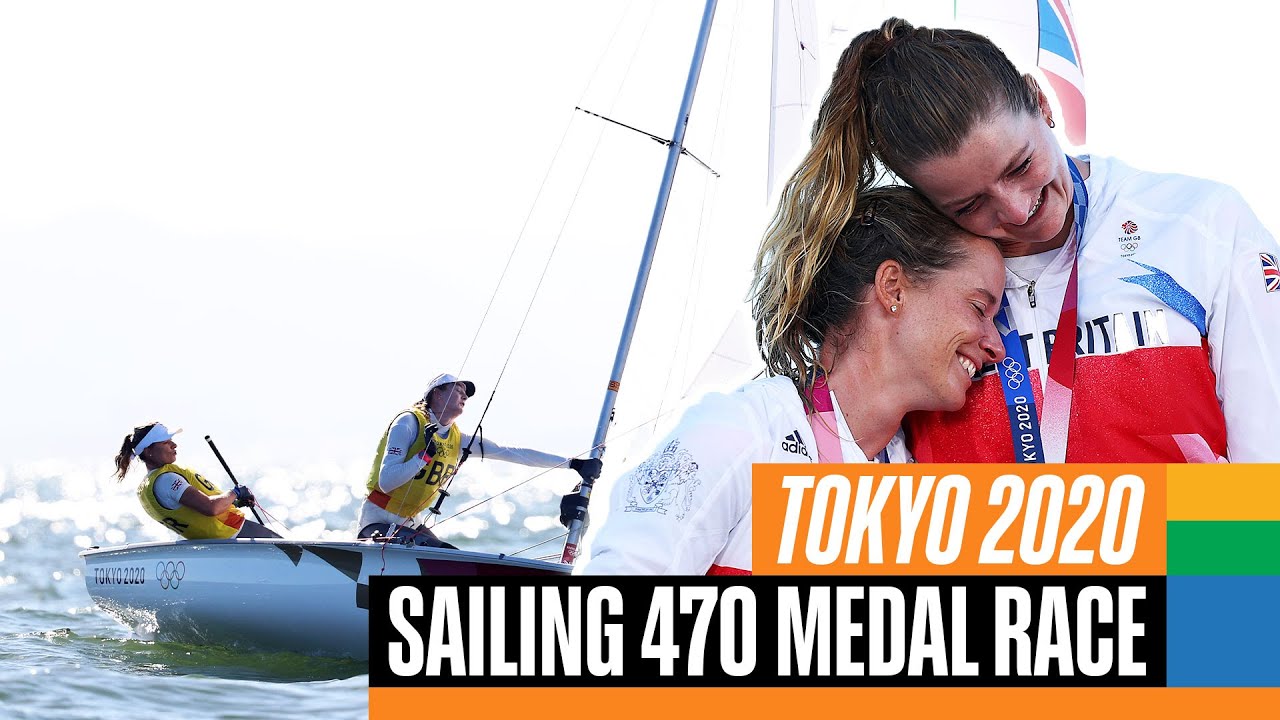 ⛵️ Feminin Sailing 470 Medali Race |  Reluări de la Tokyo