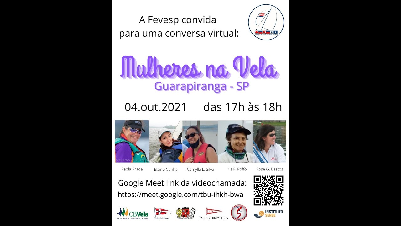 Conversație virtuală despre Women's Sailing în Guarapiranga