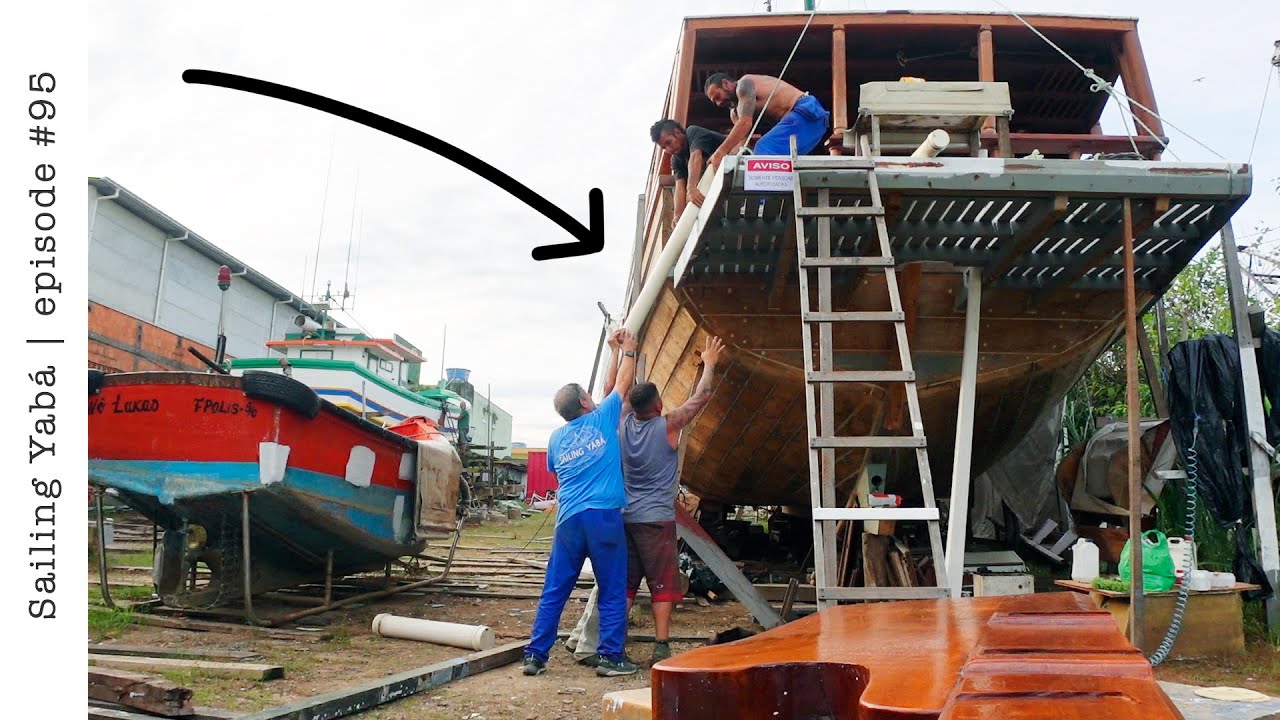 Idee inovatoare BALLAST pentru BARCA noastră cu vele salvată din lemn!  — Sailing Yabá #95
