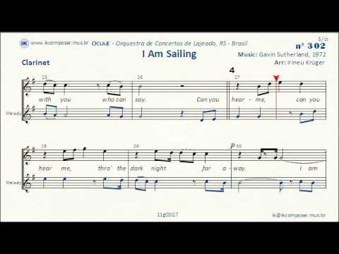 I Am Sailing (Gavin Sutherland) - Clarinet