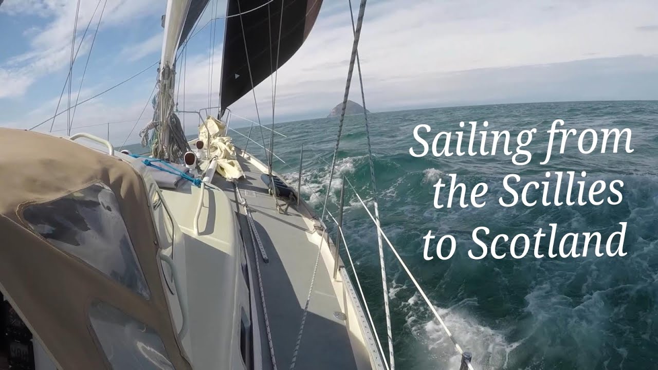 Navigare spre Scoția de pe Insulele Scilly (Sailing Free Spirit)