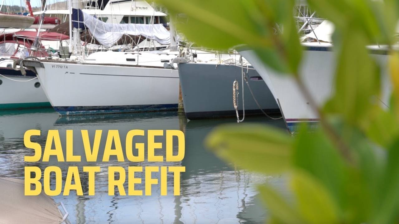 Refit barca salvată |  Carnavalul USVI |  Sailing Wicked 22