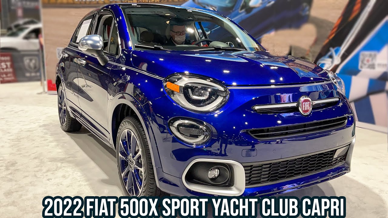 2022 Fiat 500X Sport Yacht Club Capri - Plimbare interioară și exterioară - Salonul Auto de la Chicago 2022