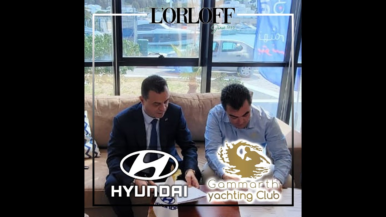 Semnarea acordului dintre Gammarth Yachting Club și Alpha Hyundai Motor