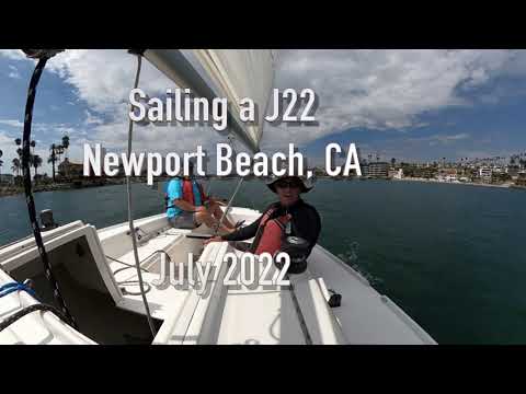 Navigați cu un J22 în Newport Beach, CA (iulie 2022)
