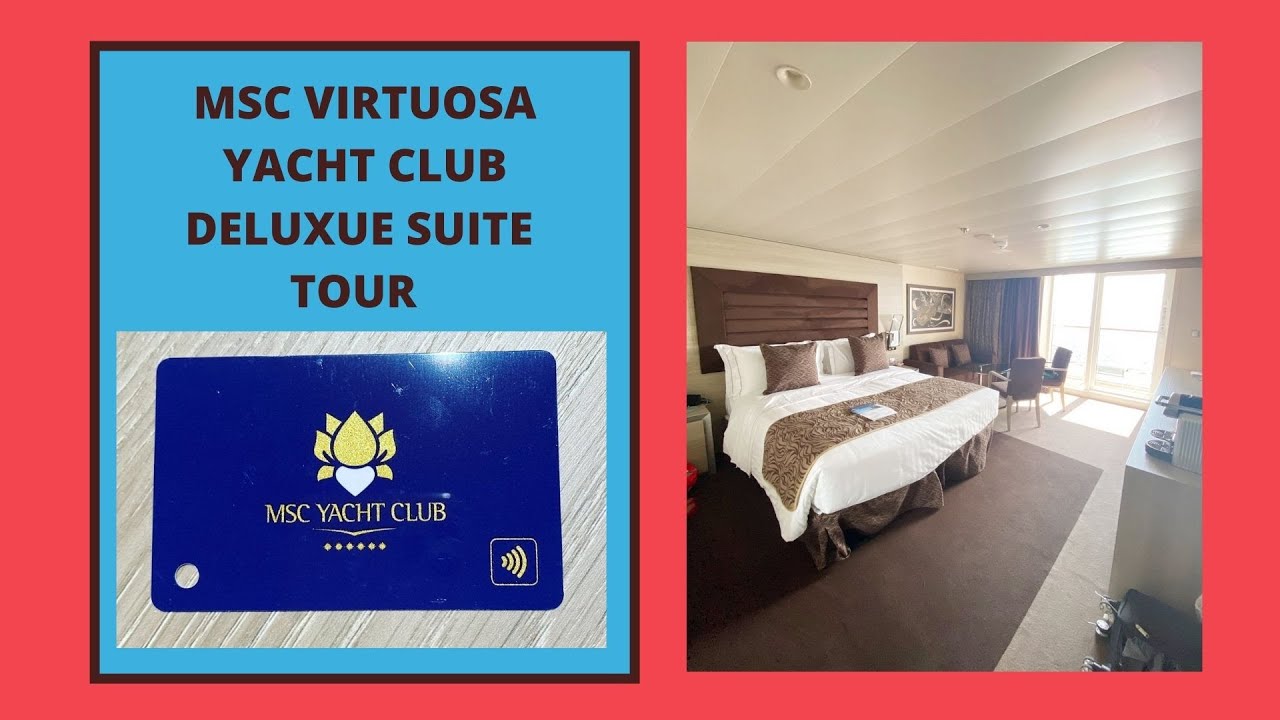 Msc yacht club: tur de apartamente de lux |  msc virtuosa tur |  cabine msc virtuosa |