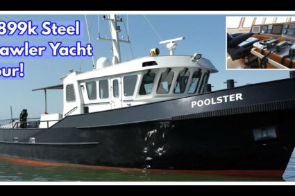 899.000 € Croația cu rază lungă de acțiune Olandeză STEEL Trawler Yacht DE VÂNZARE!