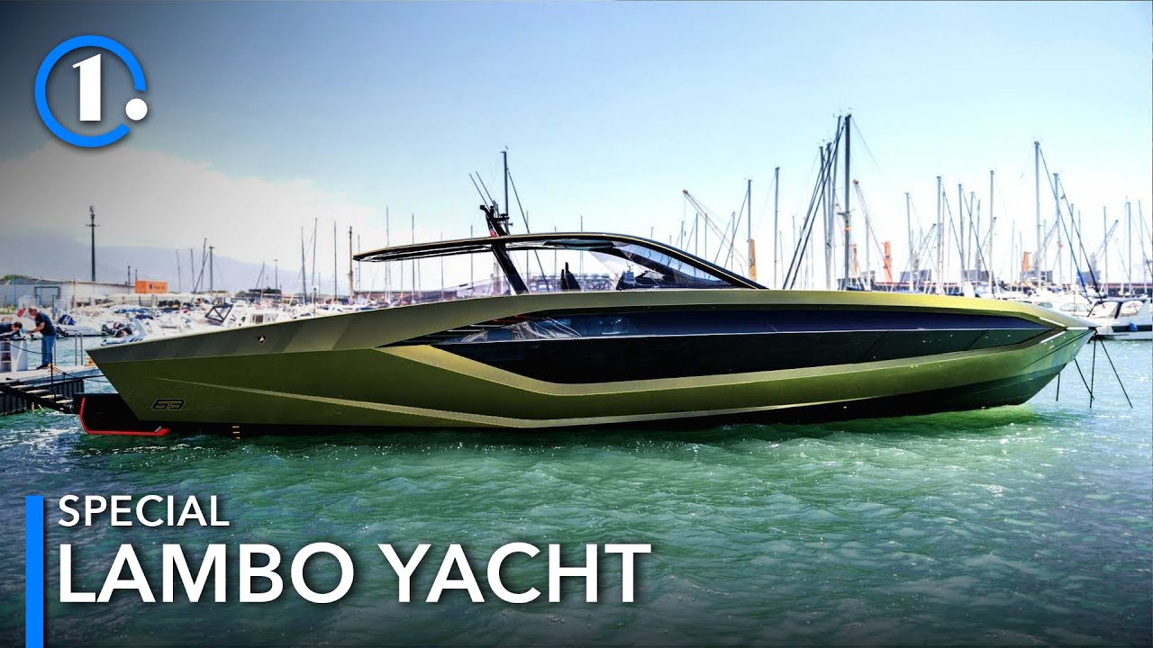Yacht Lamborghini de 4.000 CP pe apă