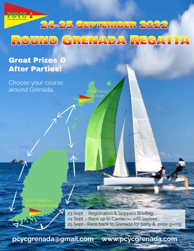 Scuturați-vă acele pânze pentru regata PCYC Round Grenada