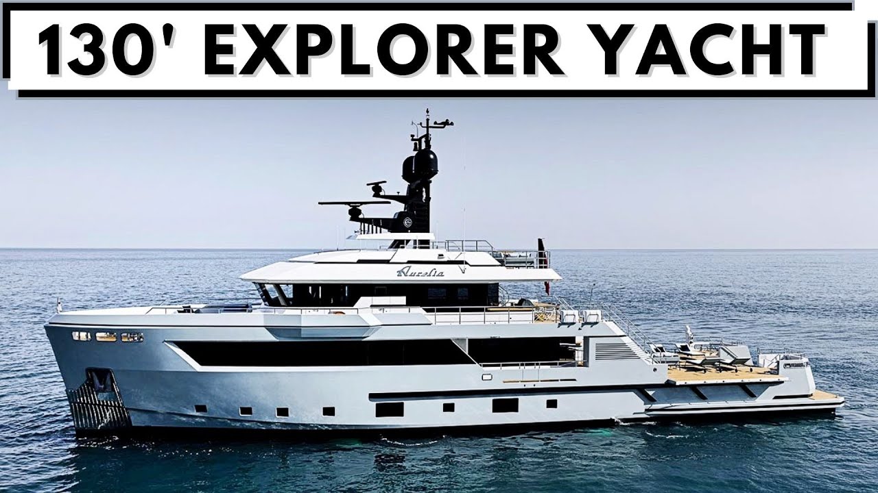 EXPLORER YACHT: CdM FLEXPLORER 130 „Aurelia” SUPERYACHT TOUR / Expedition Go Anywhere