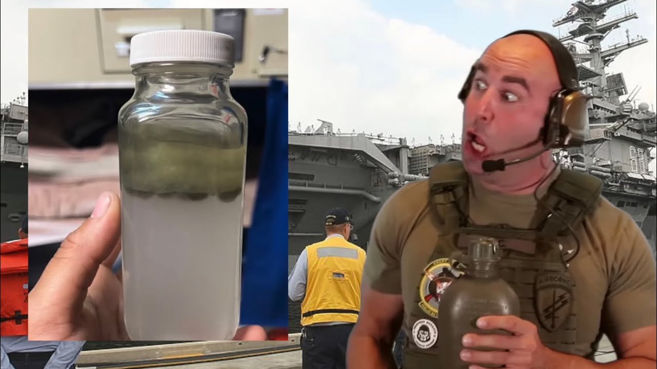 Marinarii beau apă contaminată cu combustibil pentru avioane pe USS Nimitz