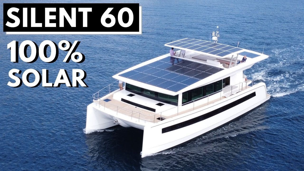 2021 SILENT 60 100% SOLAR ELECTRIC Tur catamaran cu iaht cu gamă nelimitată HULL #1