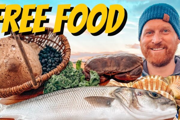 Hrănire pe coastă - Pește (Bass), Crab, Plus comestibile sălbatice și A Cook Up 😋