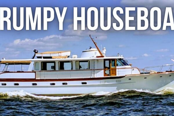 1969 63' Trumpy Houseboat Yacht Tour |  Vedeți în interiorul acestui iaht american clasic de lux de 400.000 USD