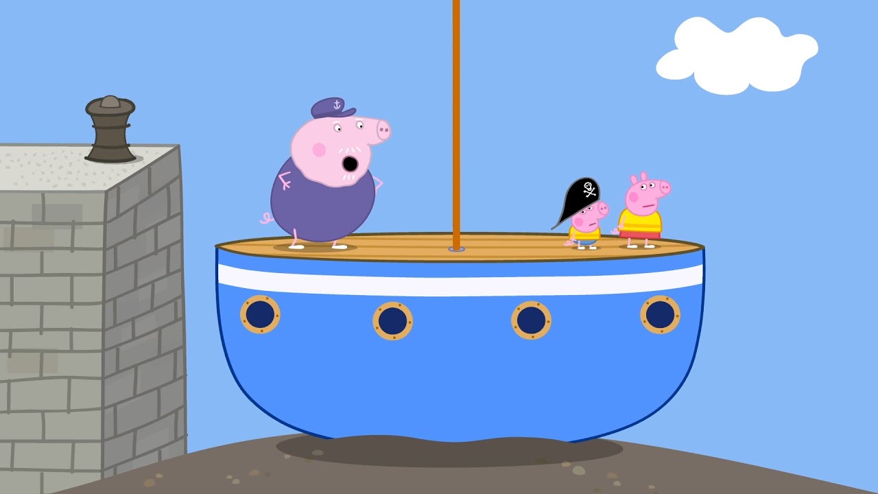 Peppa Pig Episoade noi - Barcă cu pânze - Videoclipuri pentru copii |  Noua Peppa Pig