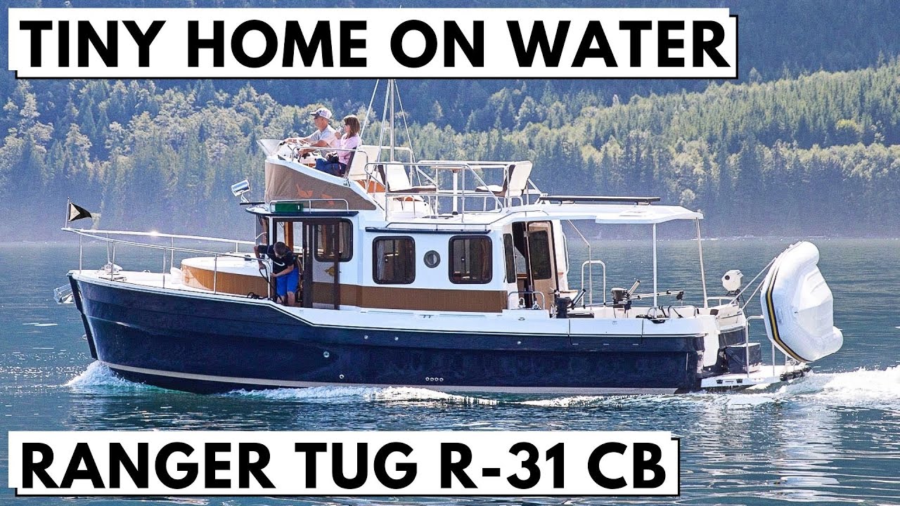 400.000 USD+ Ranger Tug R-31 CB Pocket Motor Yacht Tour Trauler de croazieră perfect pentru Marea Bulă