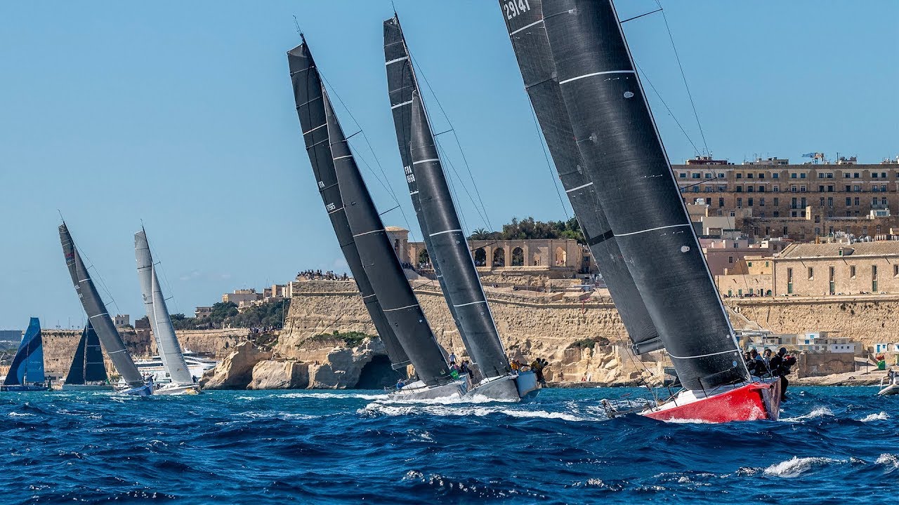 #Rolex Guide: Rolex Middle Sea Race 2020 Start Race #RolexMiddleSeaRace #Yachting