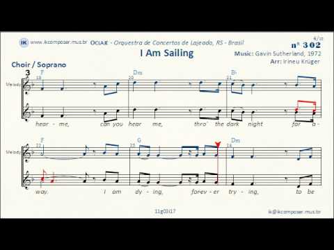 I Am Sailing (Gavin Sutherland) - Cor / Soprană