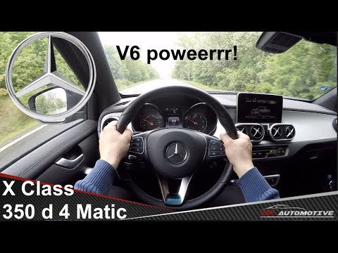 Mercedes X 350 d 4Matic POV Test Drive + Accelerație 0 - 195 km/h