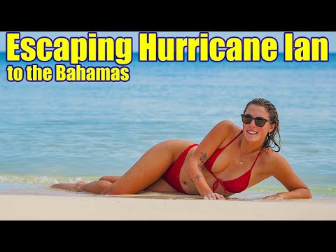 Evadând uraganul Ian în Bahamas