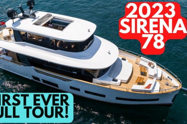 PRIMA PRIVIRE: Tur de prezentare a iahtului - 2023 Sirena Yachts 78 de la Festivalul de iahting de la Cannes