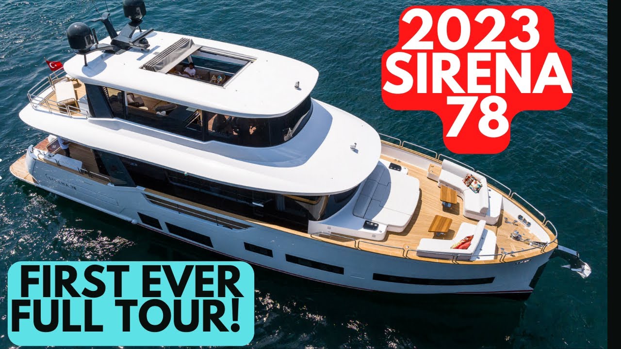 PRIMA PRIVIRE: Tur de prezentare a iahtului - 2023 Sirena Yachts 78 de la Festivalul de iahting de la Cannes