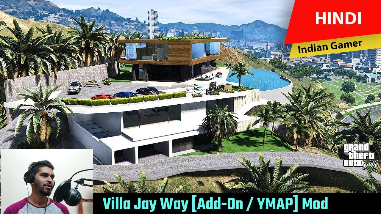 GTA 5 - Cum se instalează Villa Jay Way [Add-On / YMAP] |  hindi