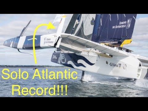 Cum Charles Caudrelier din Gitana a doborât recordul Solo Atlantic!!!