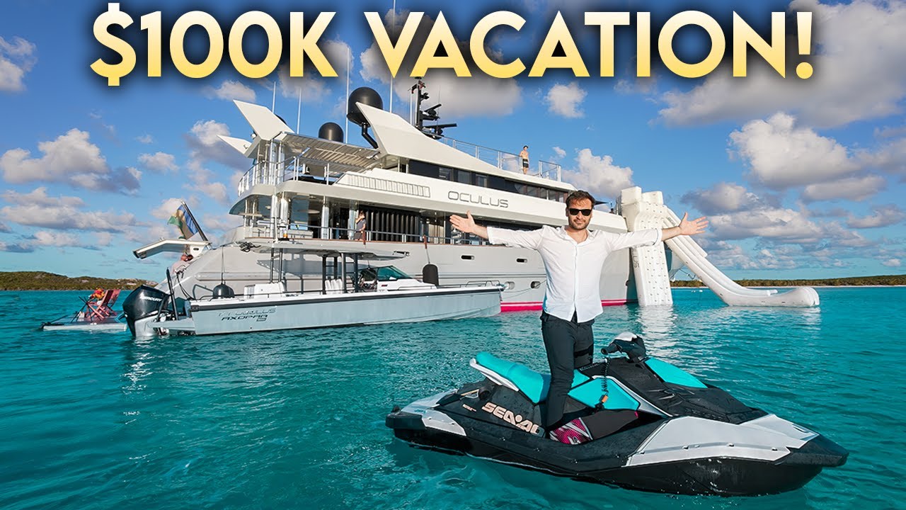 Vacanța noastră cu iahtul de lux în Bahamas de 100.000 USD!