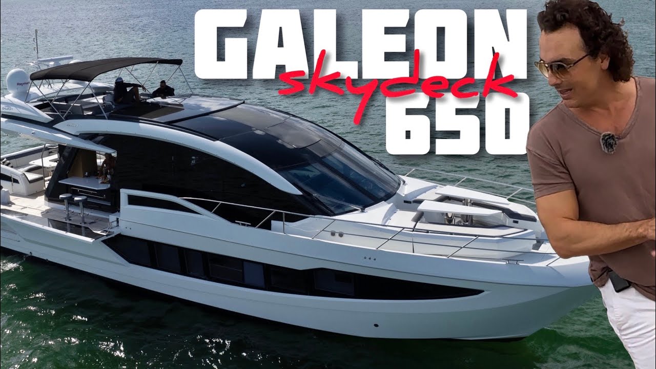 2,3 milioane USD 2019 GALEON 650 Skydeck Yacht Tour