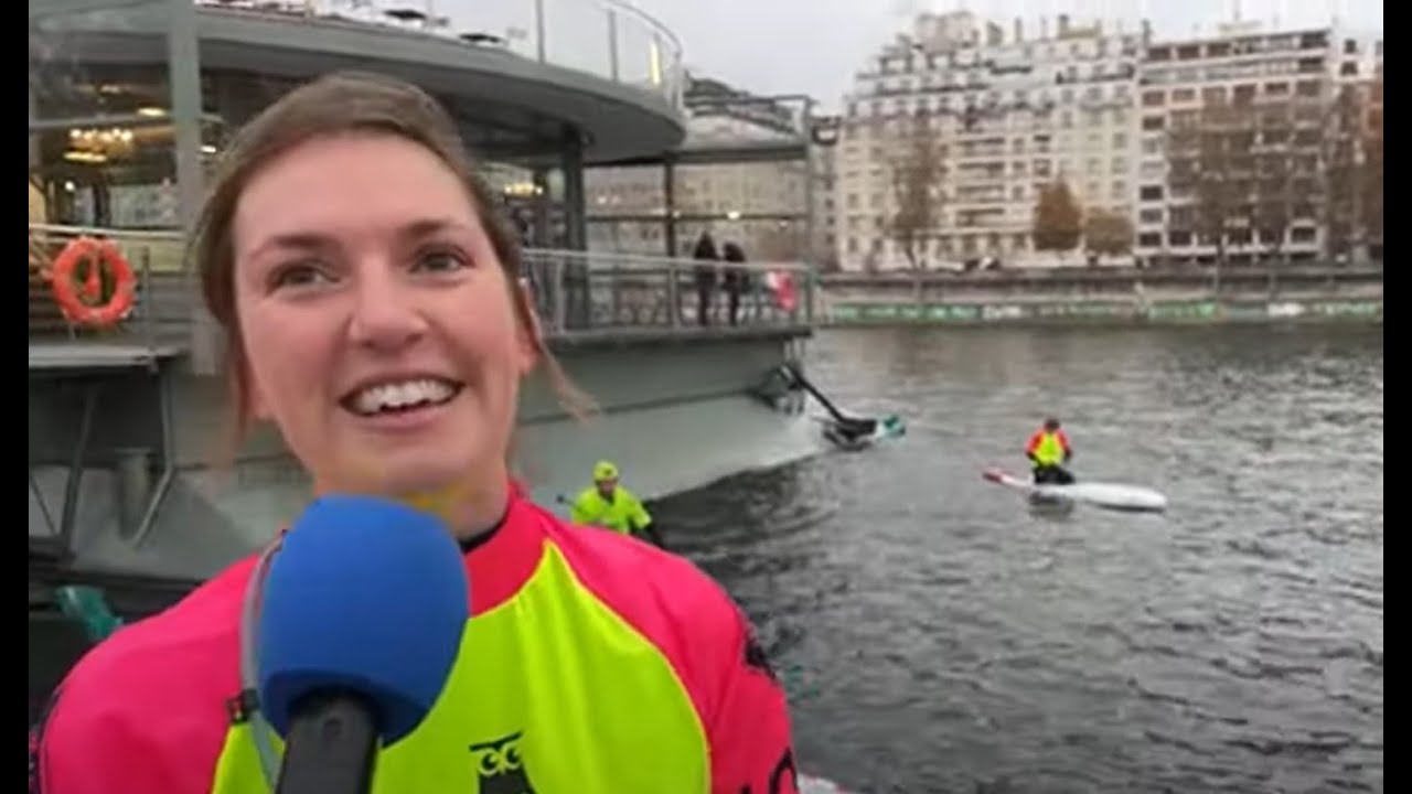 Nautic Paris 2022 - Pauline premiere du podium feminin du Nautic Paddle 2022