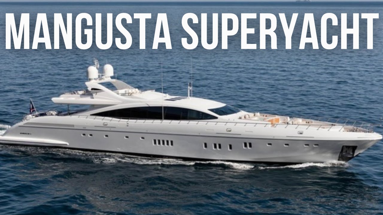 Turul unui SUPERYACHT de 16.000.000 USD |  Mangusta 165 Evolution Super Yacht Tour