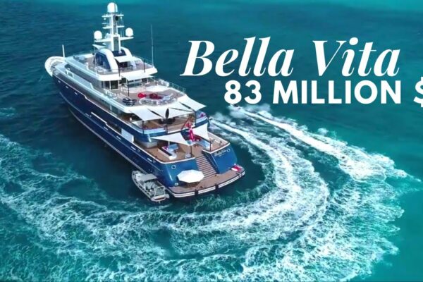 Mega Yacht Bella Vita de 83 de milioane de dolari (tur video)