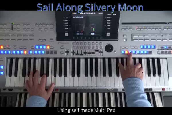 Sail Along Silvery Moon - Billy Vaughn - cover instrumentală Tyros 4