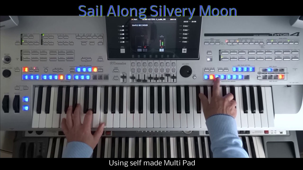 Sail Along Silvery Moon - Billy Vaughn - cover instrumentală Tyros 4