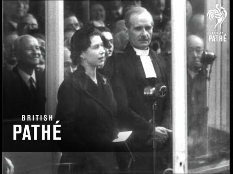 Queen lansează noul iaht regal „Britannia” (1953)