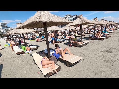 2021 Plaja Plaja Athos 4K soare, mare, distractie, relaxare la plaja Plaja Mamaia.