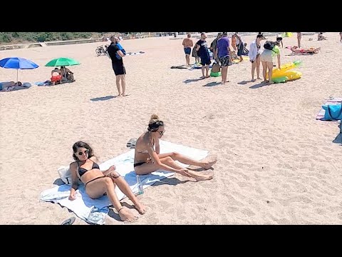 2021 Plaja Dance Beach 4K soare, mare, distractie, relaxare la plaja Plaja Mamaia.