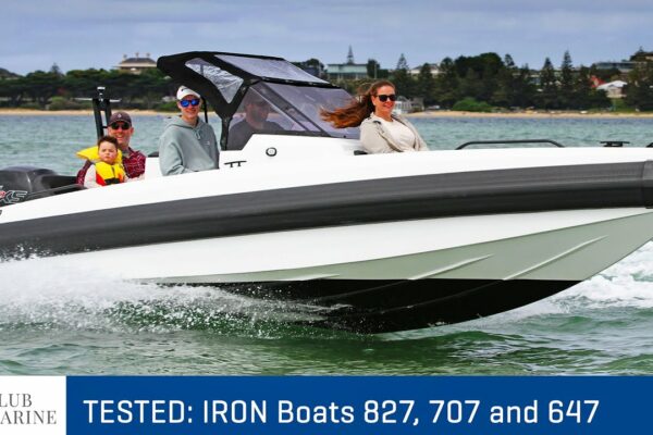 IRON Boats 827, 707 & 647 Teste de barci |  Club Marine TV
