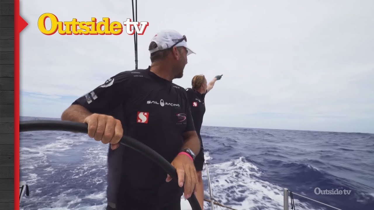Filmări dramatice cu un om peste bord |  Volvo Ocean Race