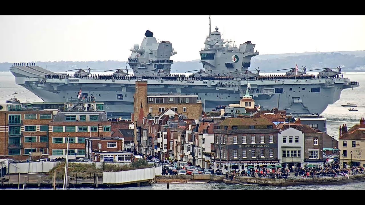Portsmouth Harbour LIVE de pe vârful HMS Warrior