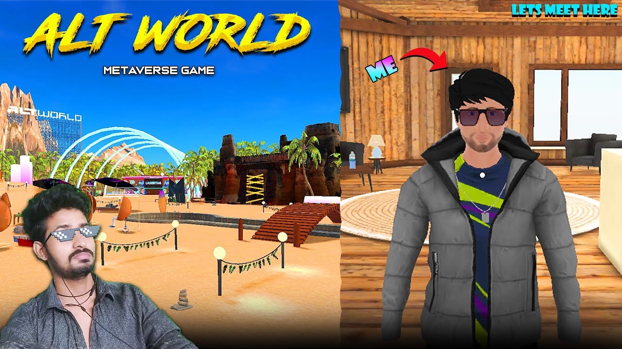 Să jucăm primul joc 3D Metaverse din AltWorld India |  În telugu #roadto10k #altworld