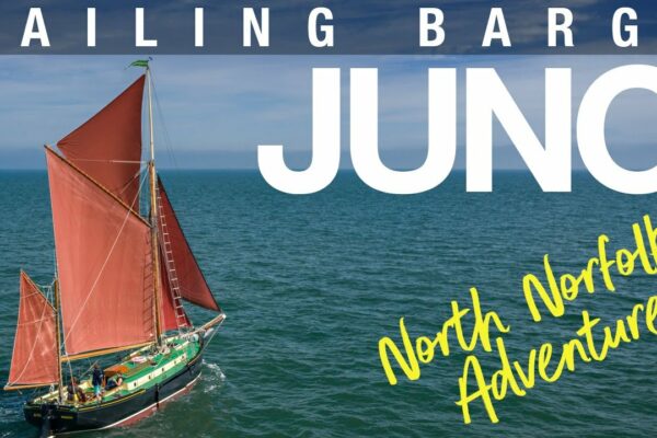 Sailing Barge Juno - o excursie epică la parcurile eoliene înainte de o furtună și vremea să se înrăutățească...