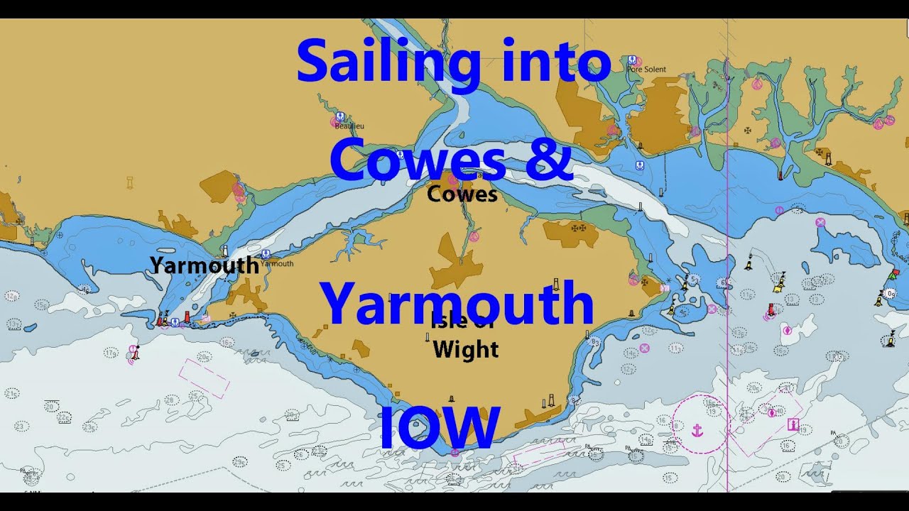 Navigare în Cowes și Yarmouth IOW