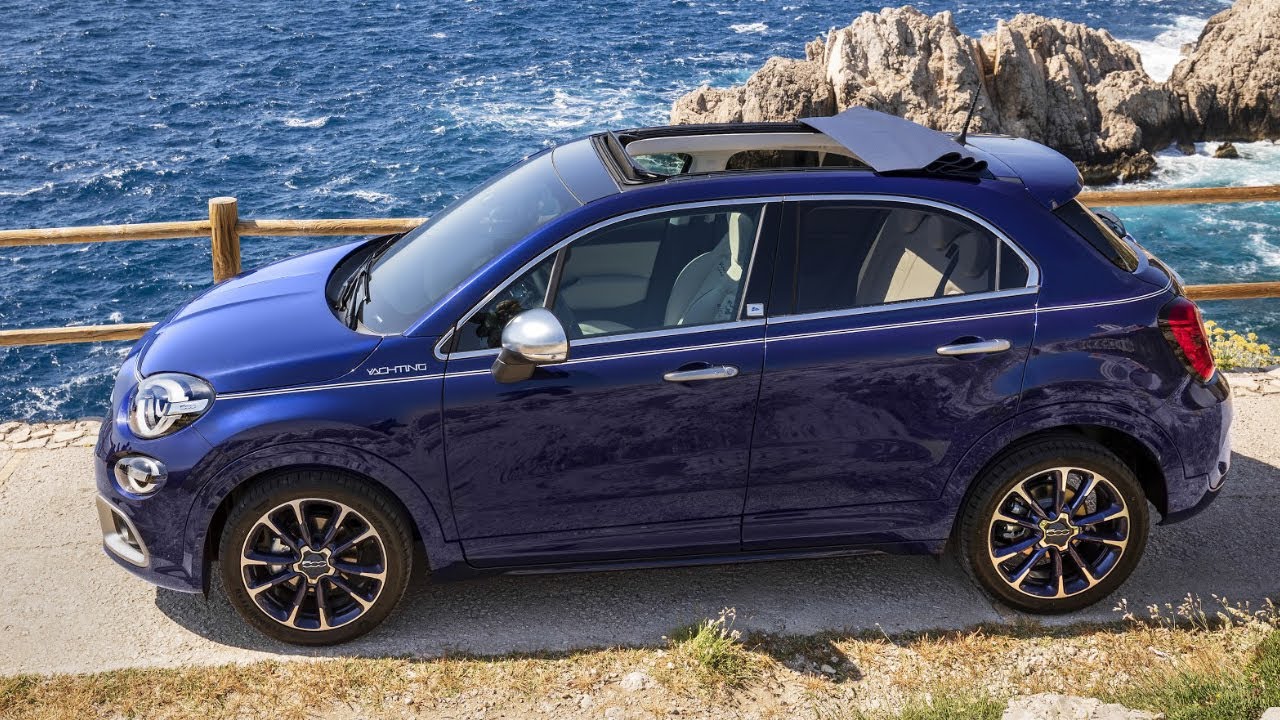 Fiat 500X Yachting 2022 PRIMA PRIVIRE, Exterior, Interior, Top rabatabil, Driving Yacht Club Capri