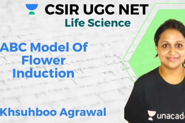 Modelul ABC al inducției florilor |  Știința vieții |  Unacademy Live- CSIR UGC NET |  Khushboo Agrawal