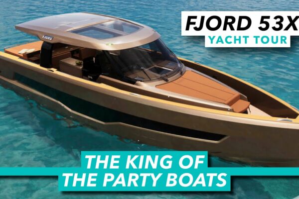 Regele bărcilor de petrecere |  Tur cu iaht Fjord 53XL |  Barcă cu motor și iahting
