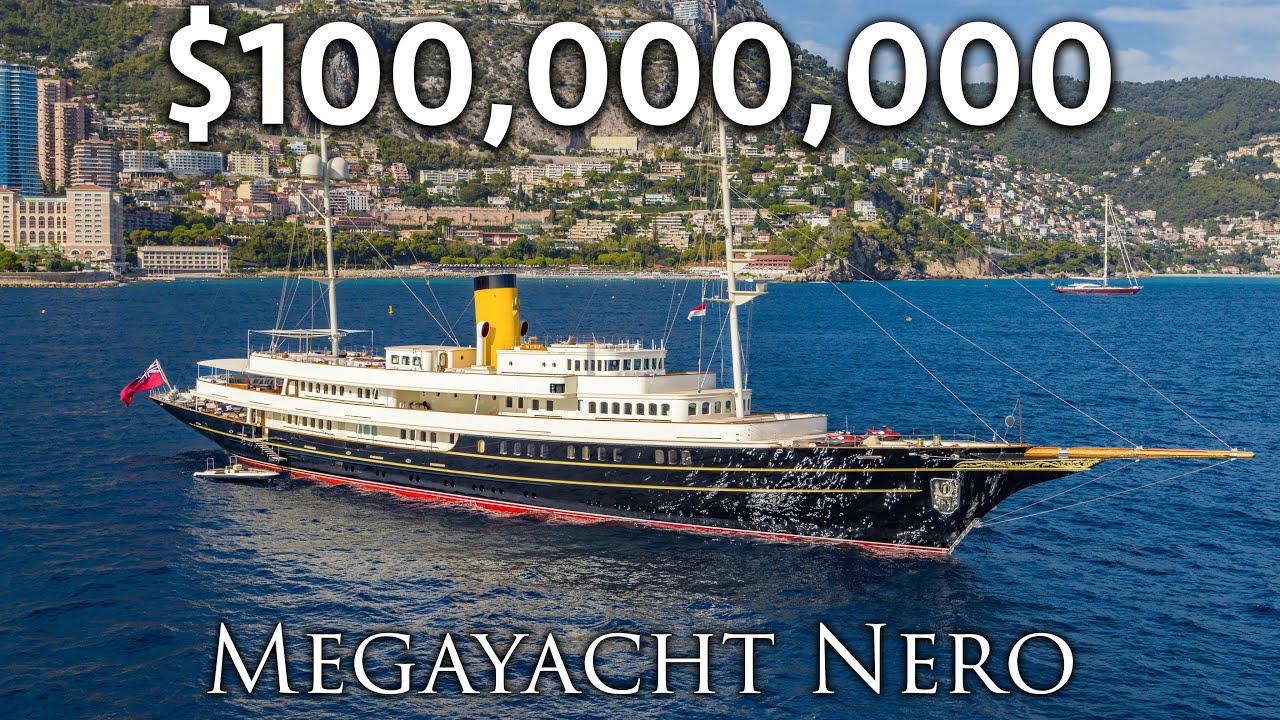 Tur de iaht de 100 de milioane de dolari: Superyacht Nero de 297 ft