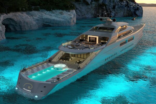 TOUR INSANE 350ft Luxury YACHT proiectat de 1.61 London - Un conac pe apă